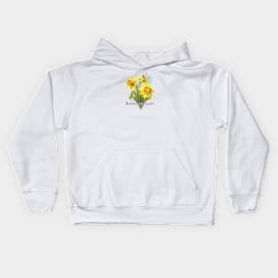 Daffodils For Cancer Hope Kids Hoodie